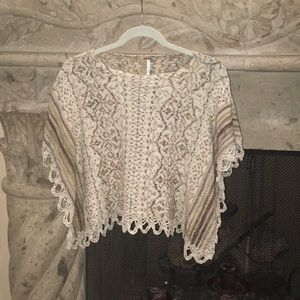 EUC Free People poncho/jacket